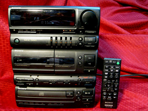 Sony mhc 550 mini - mhc-550, hi-fi