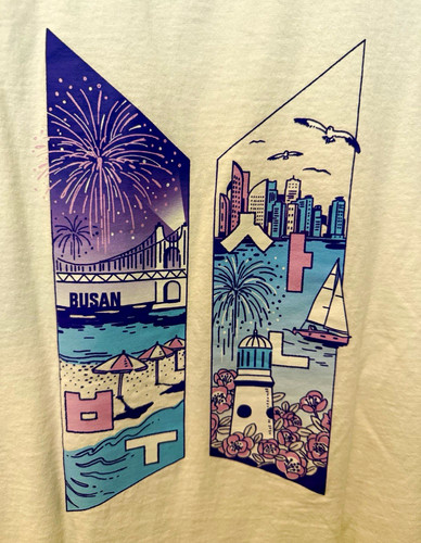Shirt girocollo bts busan - t-shirt,