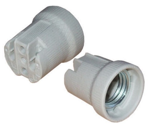 Portalampada e27 ceramico - e27,