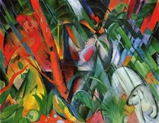 Franz Marc sotto la pioggia