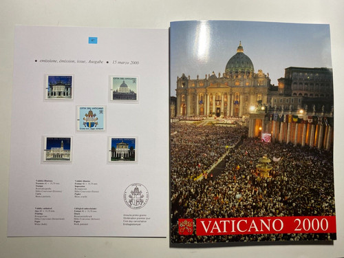 2000 vaticano libro folder - vaticano,