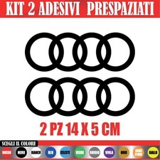 kit Adesivi Audi Logo anelli