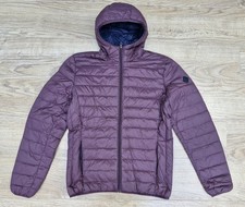 Giacca uomo Schott NYC piumino imbottito imbottito isolato con cappuccio taglia large bordeaux 