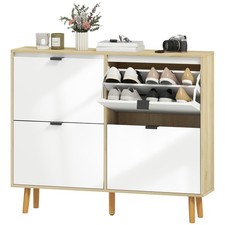HOMCOM Scarpiera Moderna Slim