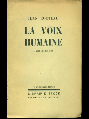 Voix humane libri - voix,