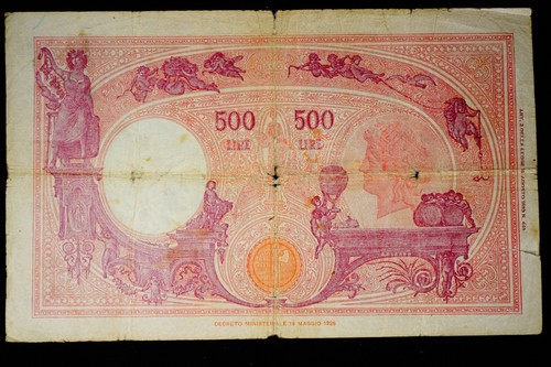 Italy 500 lire - 03., 1943