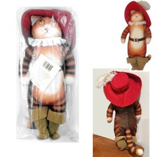 Puss In Boots bambola vintage 1996 Fred Marcellino 13 1/2" giocattolo sigillato