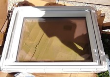 Lucernario Velux misure interne 70x90 esterne 78x98, telaio in alluminio bianco 