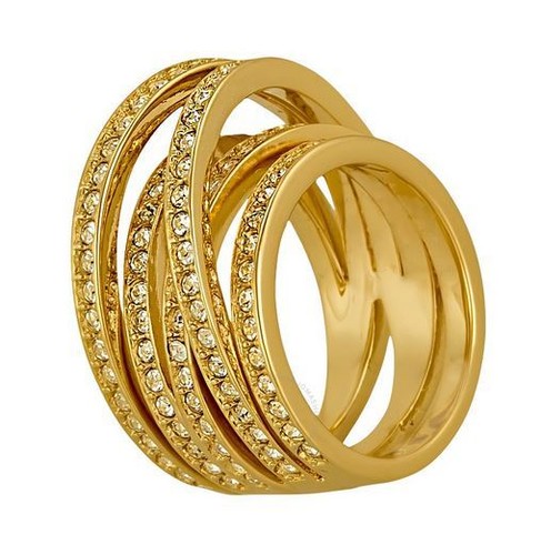 Anello spirale swarovski - spirale,
