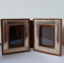 CORNICE PORTAFOTO DOPPIA ARGENTO 925 ANNI 70 @ VINTAGE @