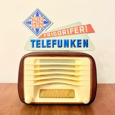 RADIO VINTAGE TELEFUNKEN MIGNONETTE BABY GIUBILEO 1953 MINI RADIO A VALVOLE RARA