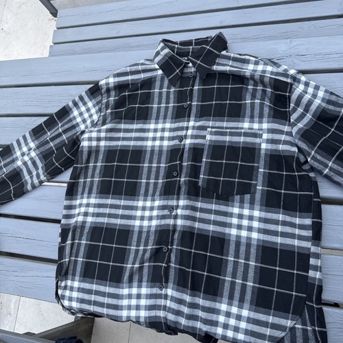 Camicia quadri blu e - h&m,