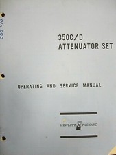 HP Model 350C/D Attenuator Set