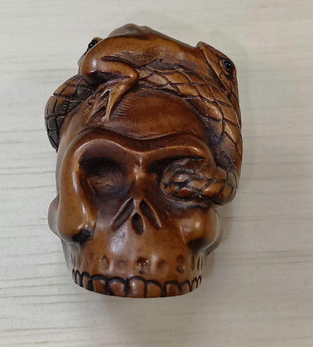 Netsuke antico teschio