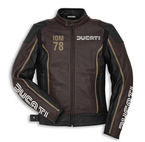 Giacca pelle ducati moto - giacca,
