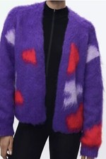 ZARA CARDIGAN MAGLIA FINITURA