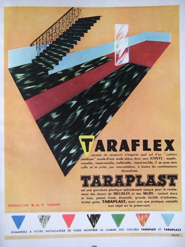 Publicité 1956 taraflex - publicitÉ,