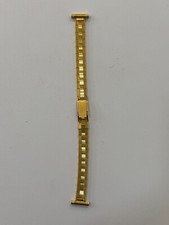 CINTURINO OROLOGIO ANSA 14 MM ACCIAIO LAMINATO ORO -VINTAGE-