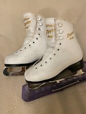 PATTINI GHIACCIO  GRAF DAVOS GOLD N° 29 BAMBINA, usati poco