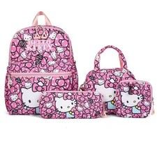 set 4 pezzi zaino hello kitty