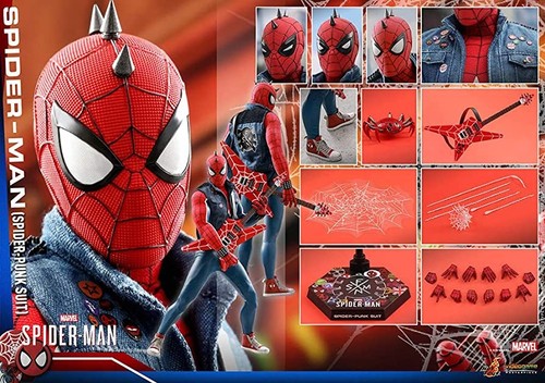 Spiderman punk hot toys - spiderman,