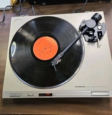 PIONEER PL-4 Giradischi a trazione diretta ritorno automatico - TESTATO! Ago nuovo.  LEGGI