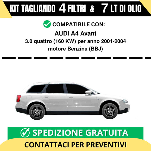 Tagliando per audi avant - a4,