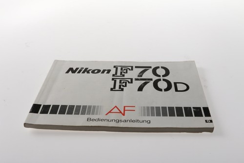 Nikon f70 f70d manuale di - f70,