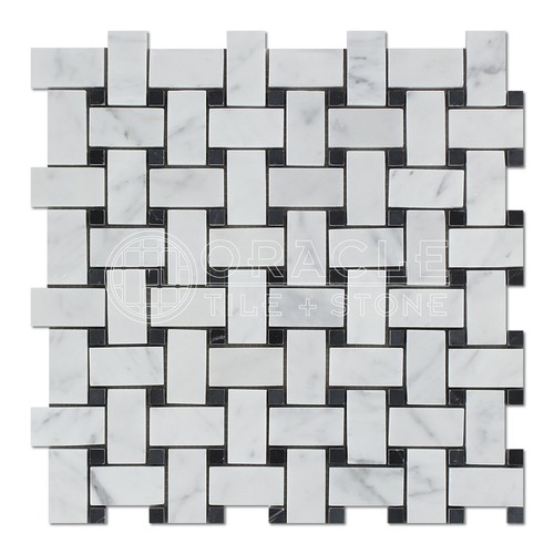 Piastrella mosaico tessuto