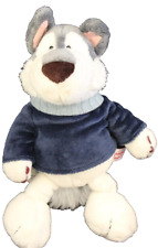 Peluche HUSHY CANE LUPO NICI CM 30 PUPAZZO CARTONE ANIMATO RARO VINTAGE ANIMALE
