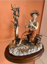 Figurina pescatore capodimonte - figurina,