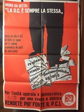 Manifesto originale 1963 PCI