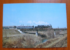 CARTOLINA FOTO FS FERROVIE ITALIA TRENO STAZIONE LOCOMOTIVA BONCELLINO LAMONE 87