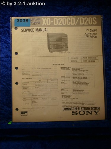 Manuale servizio sony - manuale,
