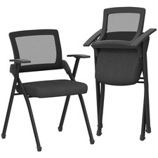 HOMCOM Set 2 Sedie Pieghevoli