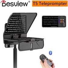 Desview T5 Teleprompter 11 pollici telefono tablet DSLR fotocamera prompter telecomando
