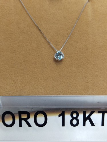 Collana oro bianco 750 - collana, 18