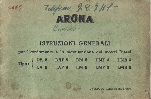 Arona istruzioni motori - arona,