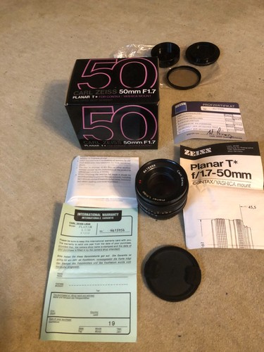 Carl zeiss planar 50 - planar, t*