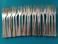 Forchette dessert vintage argentate Calderoni