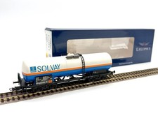 Carro cisterna cloro Solvay Rosignano Chlorine Tank Wagon L225806 Liliput HO ?️