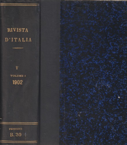 Rivista italia anno - -, v