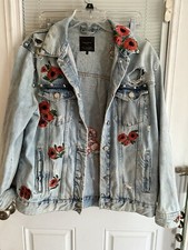 Giacca Zara Denim Ricamo