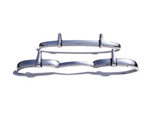 Kit paraurti anteriore e posteriore in acciaio inox VA per MERCEDES 300 ADENAUER W186