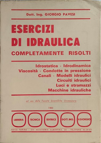 Esercizi idraulica - di,