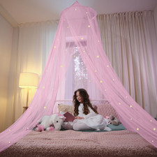 Dosel cama rosa infantil