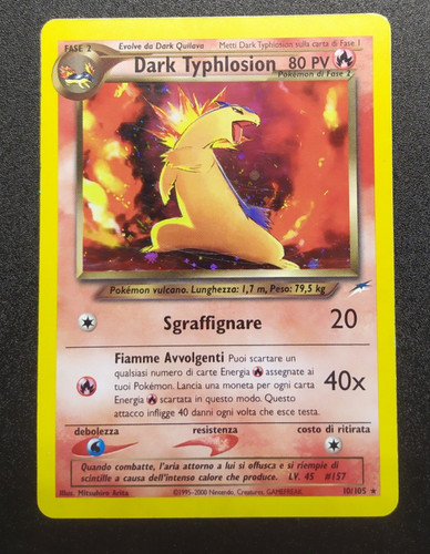 Dark typhlosion holo neo - dark,