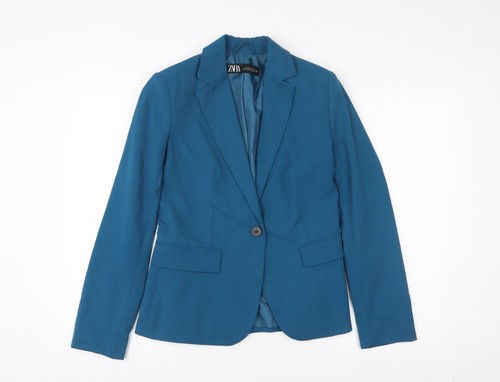 Blazer monopetto donna blu