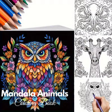 Libro Mandala per adulti da colorare per alleviare lo stress  migliorare l'umore