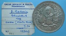 SOUTHERN RHODESIA ELISABETTA II CROWN 1953 ARGENTO SILVER COIN NUMISMATICA MONET